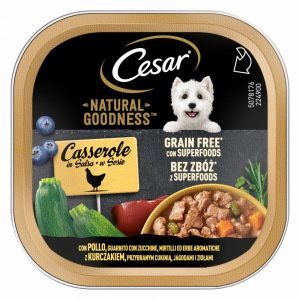 Cesar Flexi Natural Goodness Pollo/Zucchine/Mirtilli/Erbe 100 g