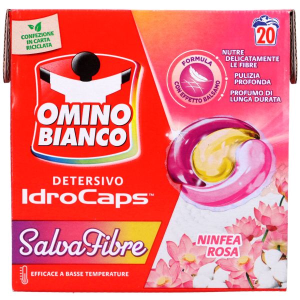 Omino Bianco Lavatrice Idrocaps Salvafibre x 20 - immagine 2
