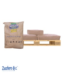 BIOZEXTRA – ZUCCHERO DI CANNA GREZZO BIOLOGICO IN SACCHI DA 25KG PIEMONTE 100KG